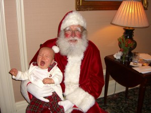 Braden and Santa