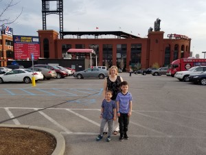 Outside Busch Stadium